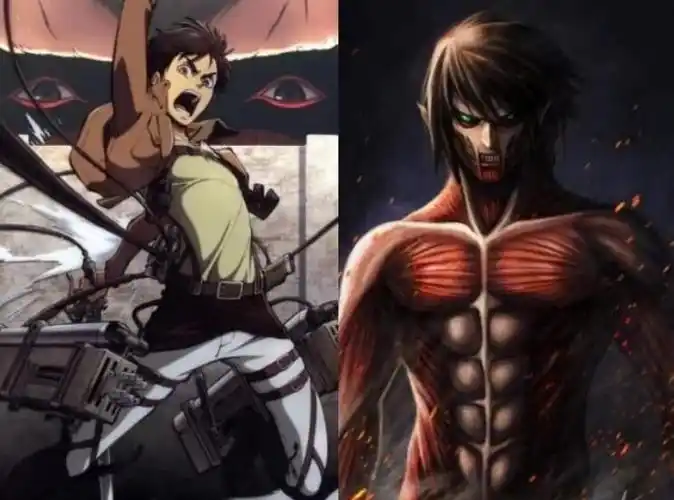 进击的巨人中九位巨人变身前后对比