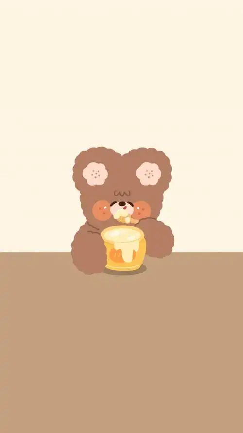 可爱卡通小熊创意背景图