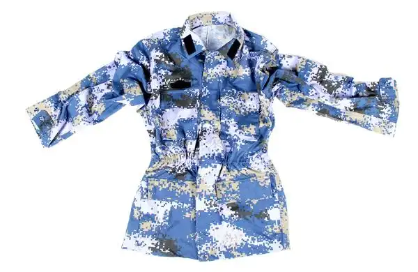 正品海洋迷彩作训服 海军陆战队迷彩服套装特种兵男cs耐磨作战服