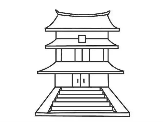 宫殿怎么画 古代宫殿怎么画 宫殿怎么画简单 宫殿儿童画-养娃家