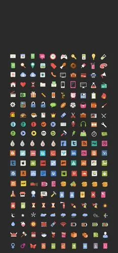 彩色icon矢量图标