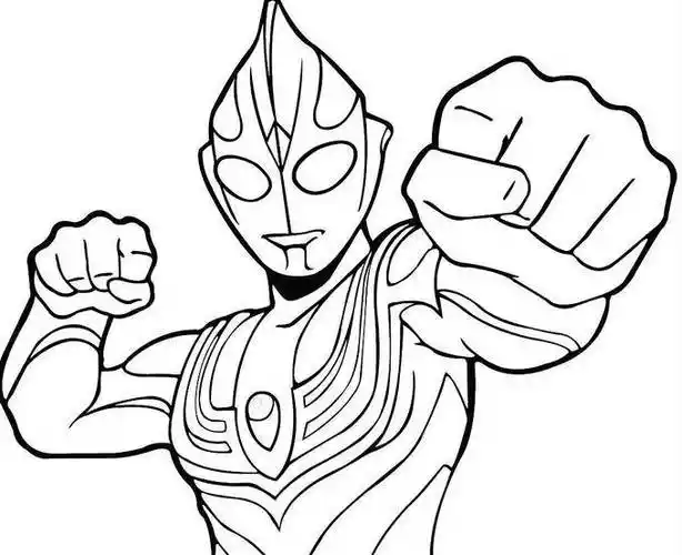 奥特曼简笔画大全 2022最火的奥特曼简笔画大全大图