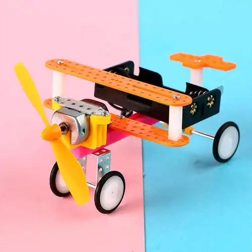 儿童科学实验玩具滑翔小飞机科技小制作diy手工发明小学生物理盒装