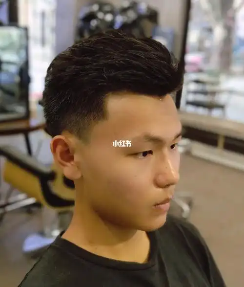 干净帅气的侧背头