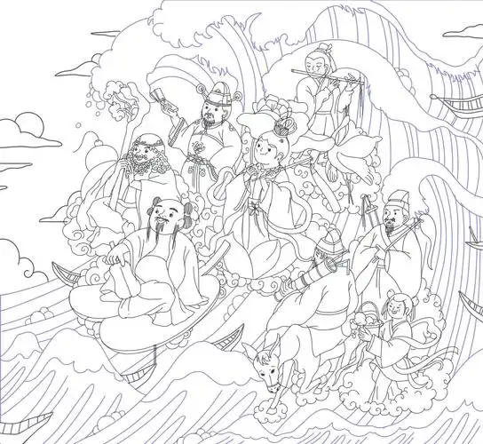 八仙过海|插画|商业插画|babemni - 原创作品 - 站酷 (zcool)