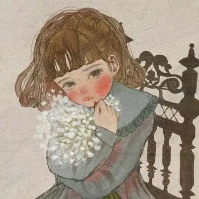 念七小清新森系温柔女生动漫卡通手绘可爱头像