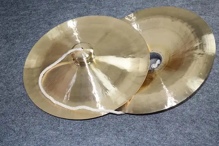 海鸥纯铜南狮广钹醒狮大镲铙广镲30大镲大钹腰鼓镲舞狮28cm铜镲