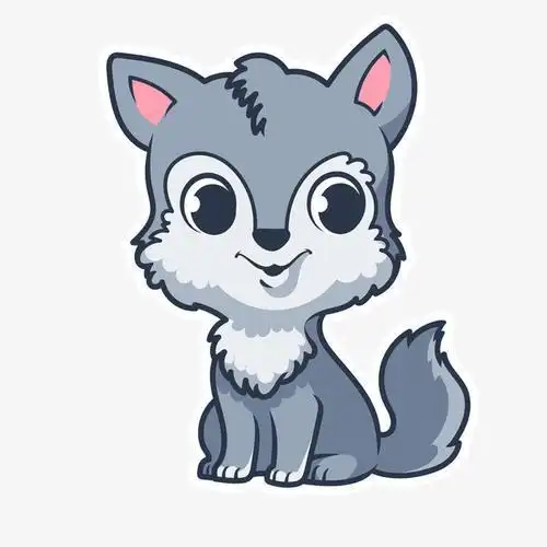 简笔画可爱的小狼简笔画图片搜狗图片搜索卡通小狼简笔画大全绘画素材