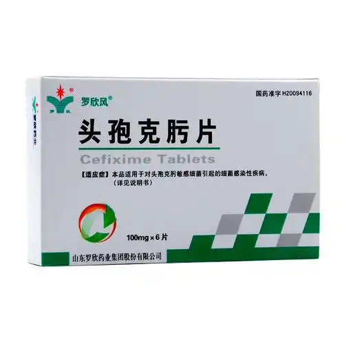 头孢克肟片 100mg*6片