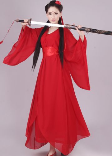 古典舞演出服女飘逸2018新款中国风凉凉舞蹈红昭愿古装水袖舞服装