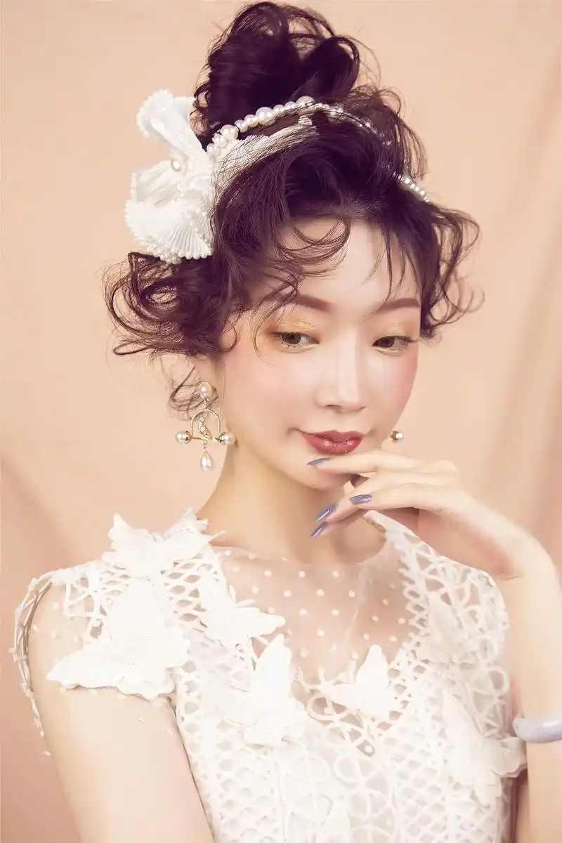 我在千色化妆培训学校学习了一些韩式新娘 - 抖音