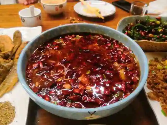 四间房私房菜(芦台店)-"来这边和朋友们一起聚餐,看着这家的环境还.