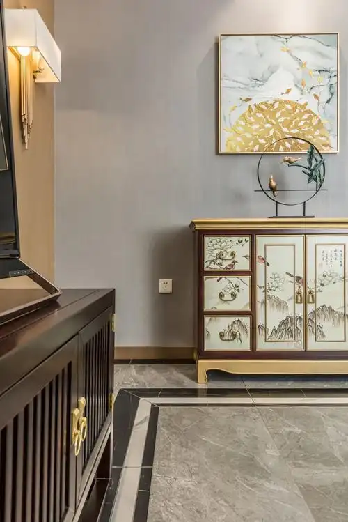 装成新中式风格,静谧舒适,雅致禅意的生活|中式风格|平面布置图_新浪