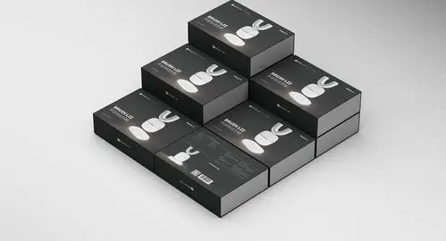 科技感极强的电动牙刷包装设计