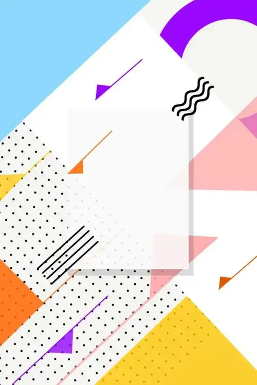 点线创意高端清新几何创意海报背景