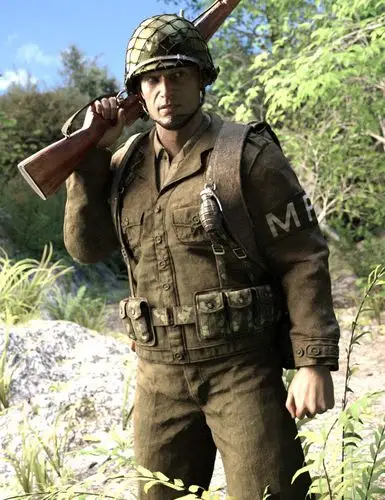 uniform hd textures第二次世界大战美国士兵制服纹理