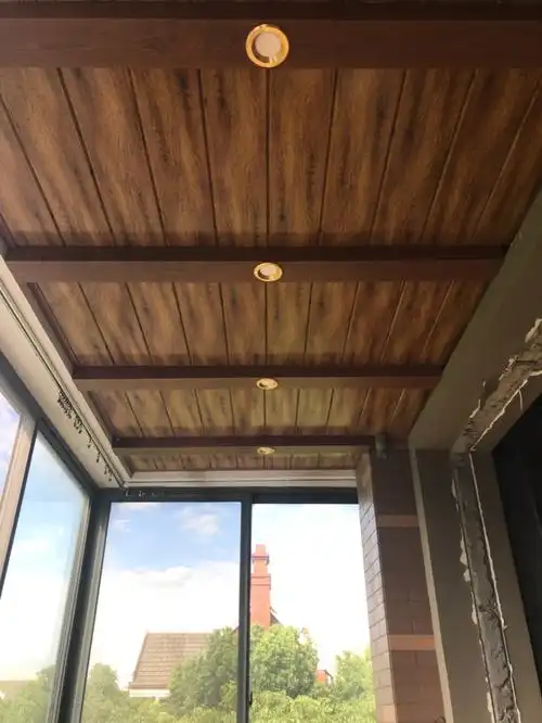 美式15cm*60cm木纹集成吊顶铝扣板厨房卫生间天花板客厅餐厅阳台已售