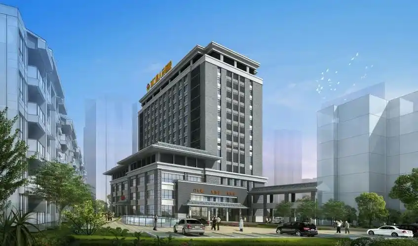 在建中的城口县人民医院住院综合楼及门急诊楼