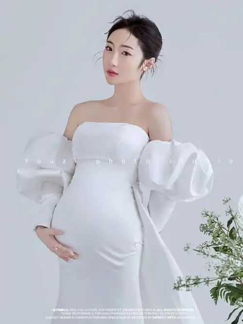 宁波孕照简约高级时尚的韩系最美孕妇照