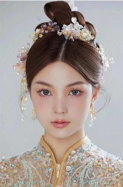 绝美新中式新娘发型 古香古色端庄大方