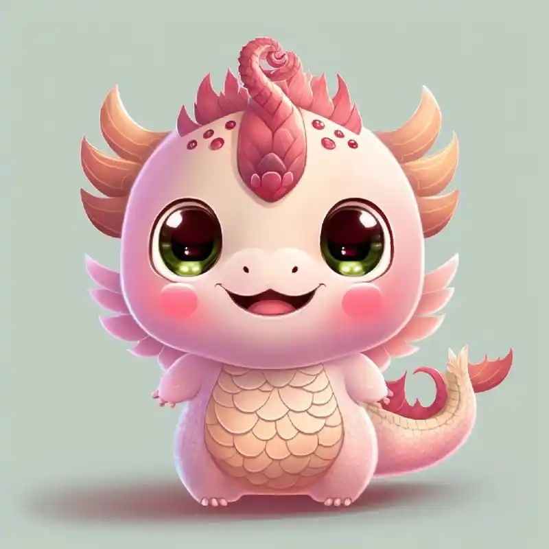 可爱龙宝宝         画