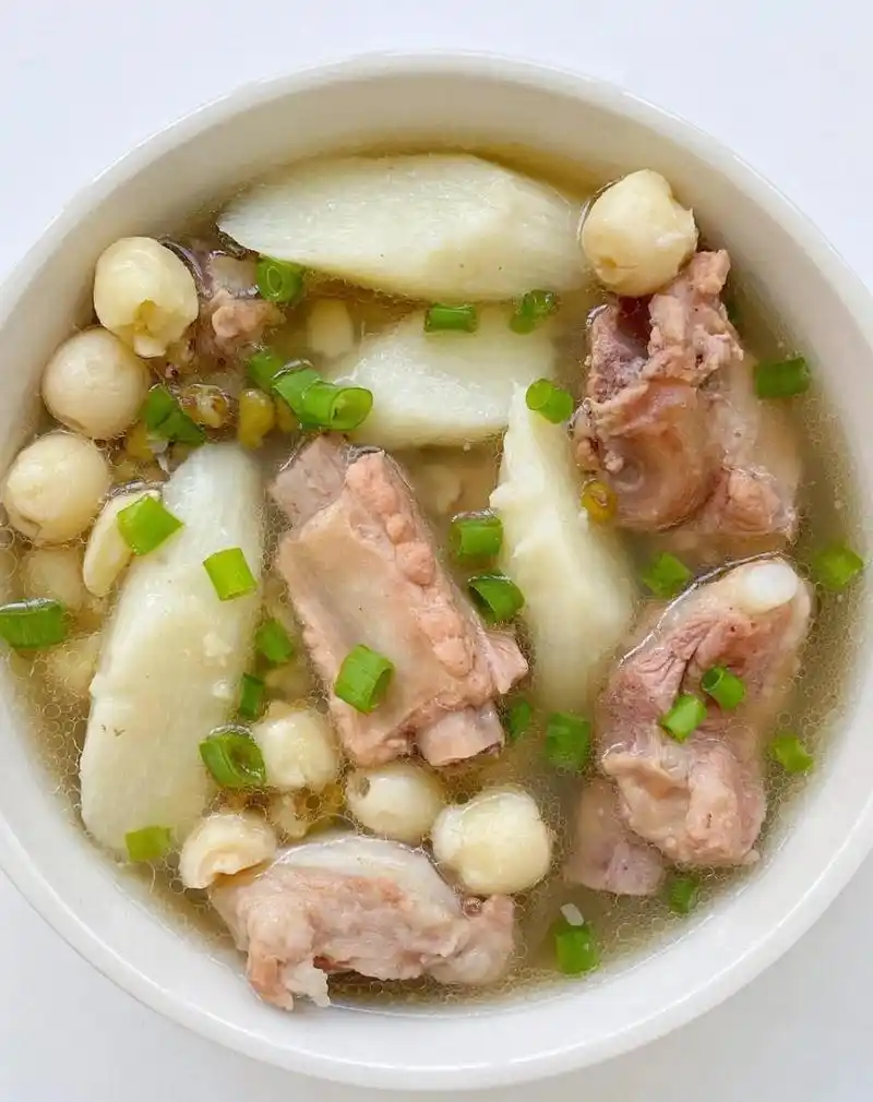 这个山药绿豆排骨汤味道绝了!家人们一定要试试呀!