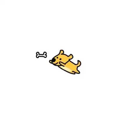 萌萌的卡通风格的q版狗狗微信头像图片