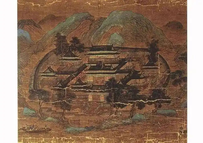 传王维《辋川图》真迹相传北宋文学家秦观有一次积劳成疾请了好几位