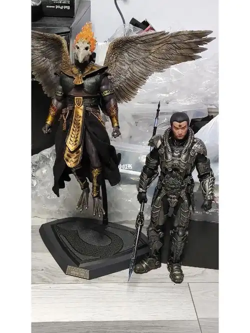 很喜欢这个埃及鹰男造型,想到大雷神雷震子所以拿来用一下,后续配武器