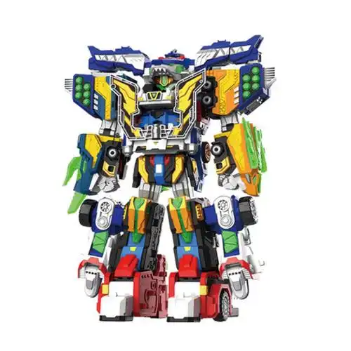 变形韩国机器人组合男孩手动汽车玩具合体套装儿童机器人