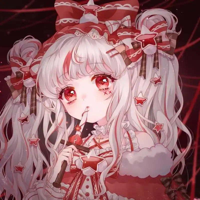 红色系古风动漫头像|生活有望穿秋水的期待,也会有的意想不到的欣喜