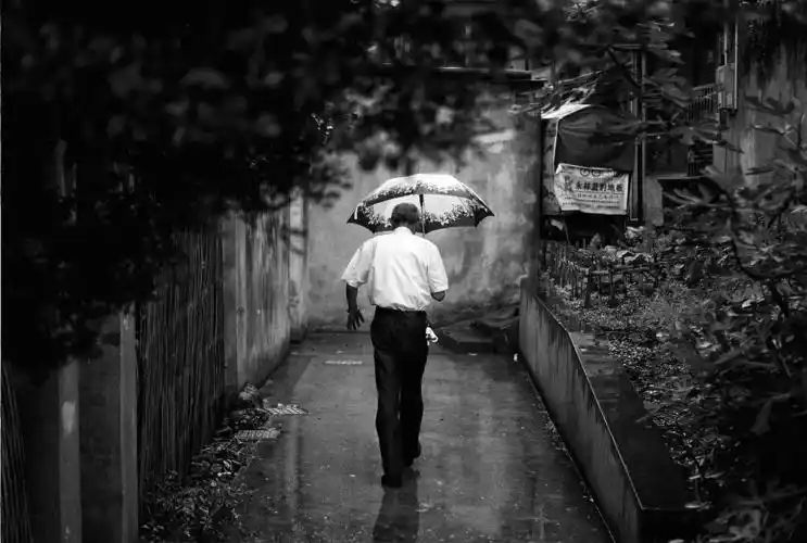 孤独离去 - sony, 扫街, 人文, evan, 上海, 黑白 - evan兄 - xiang