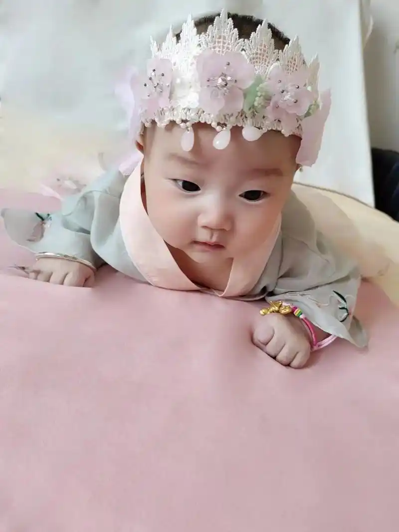 可爱的宝贝孙女三个月了,愿宝宝健康平安快乐地茁壮成长!#愿一 - 抖音