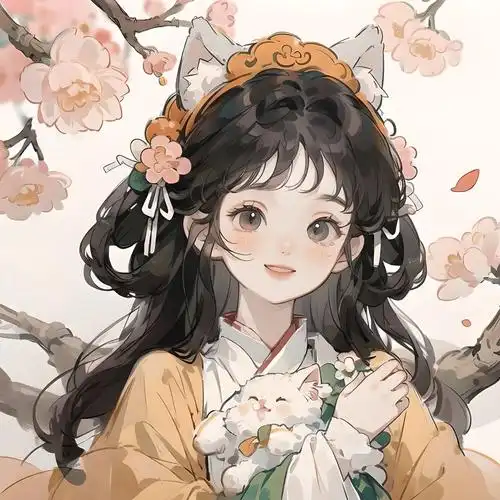 她们或翩翩起舞,或静坐沉思,每个头像都充满了梦幻与甜美.