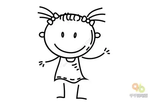 儿时伙伴 布娃娃简笔画图片大全