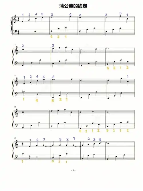 7315周杰伦的歌曲是谁的爱～#钢琴谱  #蒲公英的约定  #钢琴谱