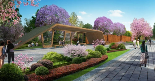 [广西]九子岭三路道路景观设计(生态,人居,科技)