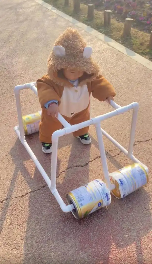 奶粉罐也能造车!