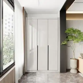 灵雀防晒阳台储物柜可定制靠墙杂物柜衣柜家用大容量小户型鞋柜立柜