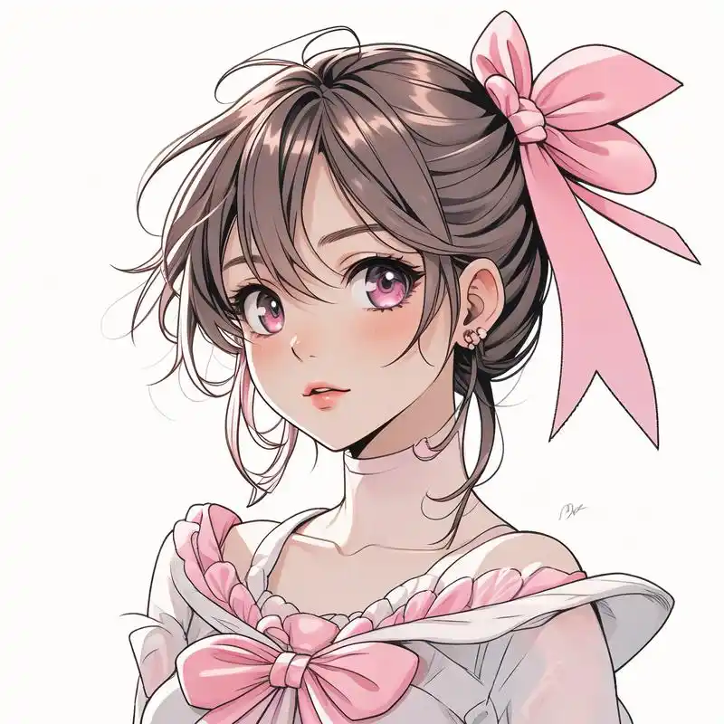 甜美系女孩💓 甜美系动漫头像来啦,粉粉嫩嫩,满满的少女感💓,谁能