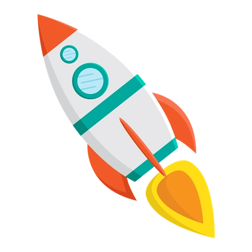 卡通小火箭图片