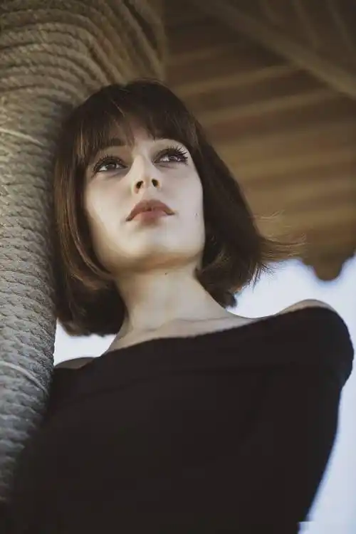 图七经验六:近景人像,禁止仰拍.