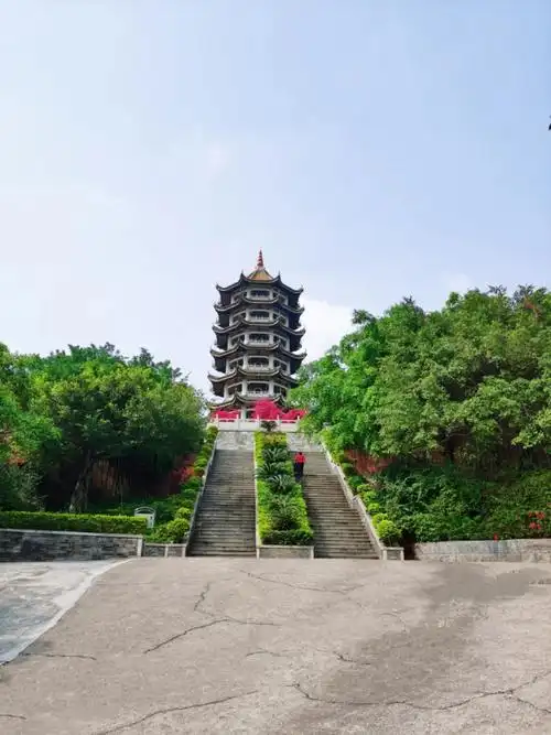 十八罗汉山,位于南沙区大岗镇,海拔最高点127.