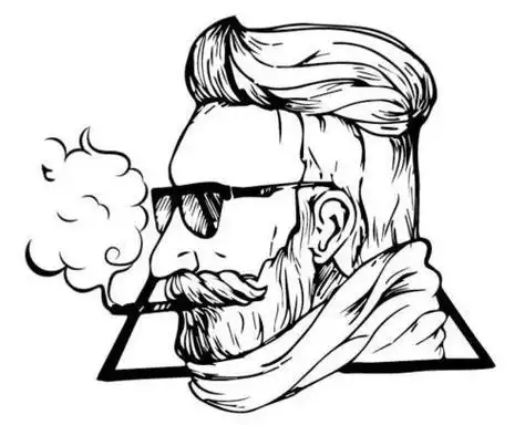 帅气大叔简笔画帅气的大叔头像简笔画沧桑大叔简笔画