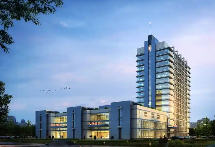 医院效果图夜景图片