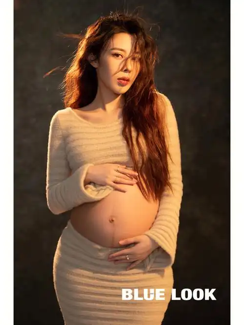 明星感孕妇照高级氛围感广州写真