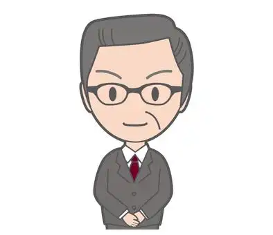 中年男人的上半身偎依著微笑