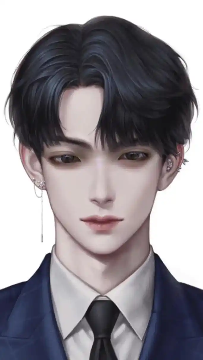 我的眼睛配上这张精致的脸也挺帅气啊