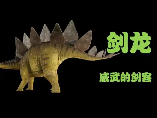 恐龙丨剑龙威武的剑客