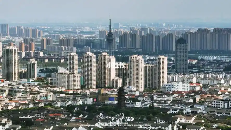 常熟航拍常熟是不是县级市里最巨的